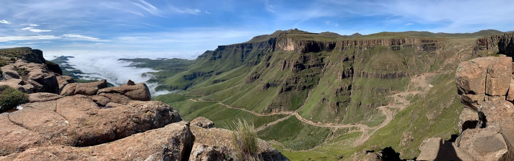 View of the Sani Pass
